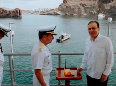 Gobernador Durazo detona turismo sustentable; primer Arrecife Artificial Sonorense registra avance superior al 70%