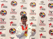 Gana alumno de Conalep oro y plata en campeonato internacional de karate
