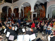 Presenta Isssteson Concierto Coral Navideño de Casa Club en Palacio de Gobierno