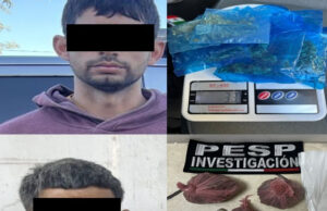 Acciones de prevención de la Policía Estatal derivan en aseguramiento de dos personas en Hermosillo