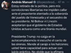 AMLO emite mensaje en X sobre Venezuela