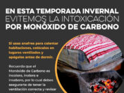 Recomendaciones para prevenir intoxicaciones por monóxido de carbono e incendios durante la temporada invernal: SSP