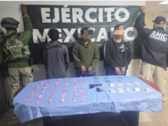 Mesa Estatal de Seguridad refuerza combate a la delincuencia con aseguramiento de armas y narcótico en 2025