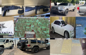 Operativos coordinados de la Policía Estatal permiten importantes aseguramientos en Nogales, Navojoa y Hermosillo