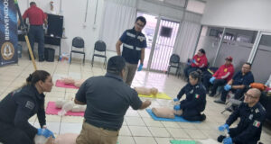 Paramédicos de la Policía Estatal continúan entrenamiento para fortalecer habilidades en prácticas de RCP