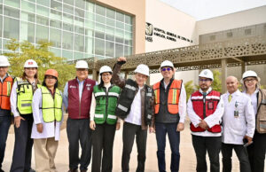 Supervisa gobernador Durazo hospital del IMSS en Navojoa con 96% de avance; beneficiará a 96 mil derechohabientes