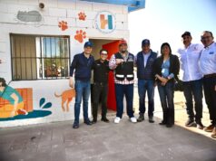 Beneficia Toño Astiazarán a familias de Bahía Kino con modernización de plaza y Centro de Castración y Salud Animal