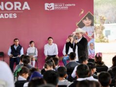 Alfonso Durazo lleva infraestructura hídrica y apoyos educativos a municipios del centro