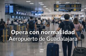 Aeropuerto de Guadalajara opera con normalidad: GAP descarta riesgos para pasajeros
