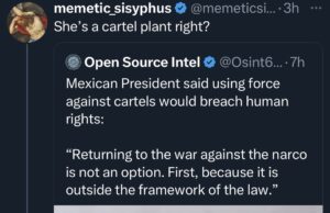 Elon Musk critica a Claudia Sheinbaum tras declaraciones sobre combate al narco