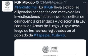 FGR confirma identificación genética de Rubén “N” tras operativo en Tapalpa, Jalisco