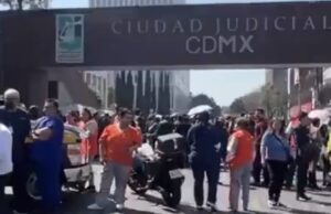 Amenaza de bomba obliga a evacuar sede del Poder Judicial en la Ciudad de México