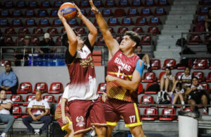 Botan el balón en la Olimpiada Estatal de Basquetbol de tercias
