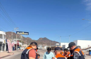 Gobierno de Sonora refuerza supervisión del sistema de drenaje en el Centro de Guaymas