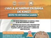 Promueve Gobierno de Hermosillo camping responsable en Bahía de Kino durante Semana Santa