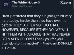 Trump lanza advertencia tras mensaje de Irán y eleva la tensión internacional