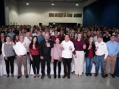 En Peñasco, Heriberto Aguilar llama a cerrar filas y trabajar en unidad para que siga la transformación