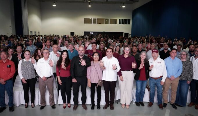 En Peñasco, Heriberto Aguilar llama a cerrar filas y trabajar en unidad para que siga la transformación