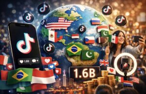 TikTok consolida su dominio global con 1.6 mil millones de usuarios; México se ubica entre los países con mayor presencia
