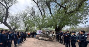 Convive Policía Estatal y JPP con jóvenes en campamento semana santa 2026