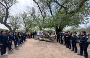 Convive Policía Estatal y JPP con jóvenes en campamento semana santa 2026