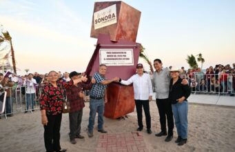 Gobernador Durazo detona nuevo polo turístico en Empalme con Malecón El Cochórit