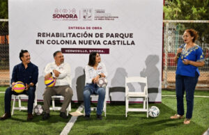 Gobierno de Sonora recupera más de 150 espacios públicos para las familias sonorenses
