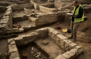 Descubren un antiguo santuario romano en Frankfurt con rituales sorprendentes