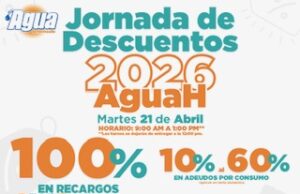 Apoya Agua de Hermosillo a deudores con Jornada de Descuentos este martes 21 en colonia Isabeles