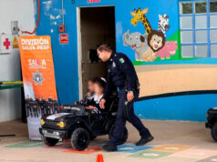 Policía Estatal fomenta entre la niñez de Yécora el rechazo a toda forma de violencia