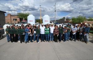 Gobierno de Sonora fortalece acceso al agua en Bacoachi con entrega de tinacos