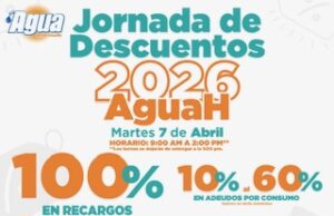 Realizará Agua de Hermosillo Jornada de Descuentos a deudores este martes 7 en colonia Costa del Sol
