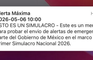 Alerta de simulacro llega a celulares en México durante ejercicio nacional 2026