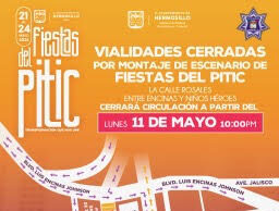 Será cerrado a la circulación un tramo de la calle Rosales a partir del lunes 11 de mayo