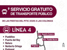 Facilita Gobierno de Sonora transporte gratuito nocturno en Hermosillo del 21 al 24 de mayo