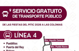 Facilita Gobierno de Sonora transporte gratuito nocturno en Hermosillo del 21 al 24 de mayo