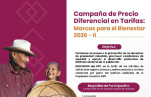 Gobierno de Sonora promueve registro de marcas con tarifas preferenciales para sectores prioritarios