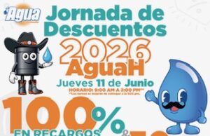 Lleva Agua de Hermosillo jornada de descuento este jueves 11 a la Revolución 1