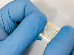 Parche con electrónica flexible dotado de inteligencia artificial