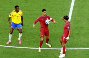 Colombia empata con Portugal y avanza como líder del Grupo K