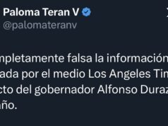 Gobierno de Sonora rechaza publicación de LA Times sobre Gobernador Alfonso Durazo