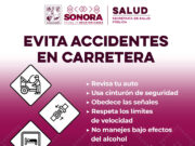 Llama Salud Sonora a prevenir accidentes en el Día Mundial de la Seguridad Vial