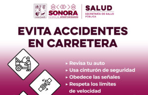 Llama Salud Sonora a prevenir accidentes en el Día Mundial de la Seguridad Vial