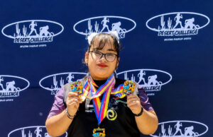 Atleta de deporte adaptado de Cobach Sonora conquista tres medallas de oro en competencia internacional