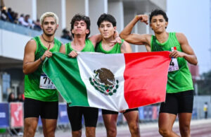 Velocista sonorense consigue dos preseas doradas en relevos en el Iberoamericano U20