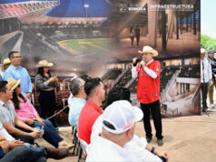Arranca Gobernador Durazo modernización del estadio de Los Mayos “Ciclón” Echeverría