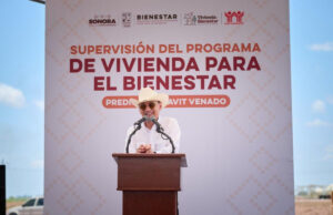 Supervisa Durazo construcción de Viviendas del Bienestar en Navojoa; entregará 20 mil hogares antes de finalizar su sexenio