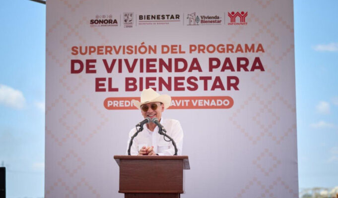 Supervisa Durazo construcción de Viviendas del Bienestar en Navojoa; entregará 20 mil hogares antes de finalizar su sexenio