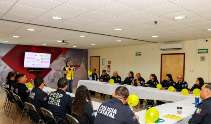 Policía Estatal se capacita para brindar primeros auxilios psicológicos
