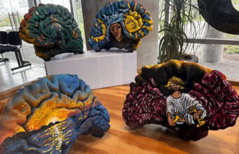 Con intervención artística de cerebros 3D en tamaño real difunden labor científica de UNAM-Juriquilla